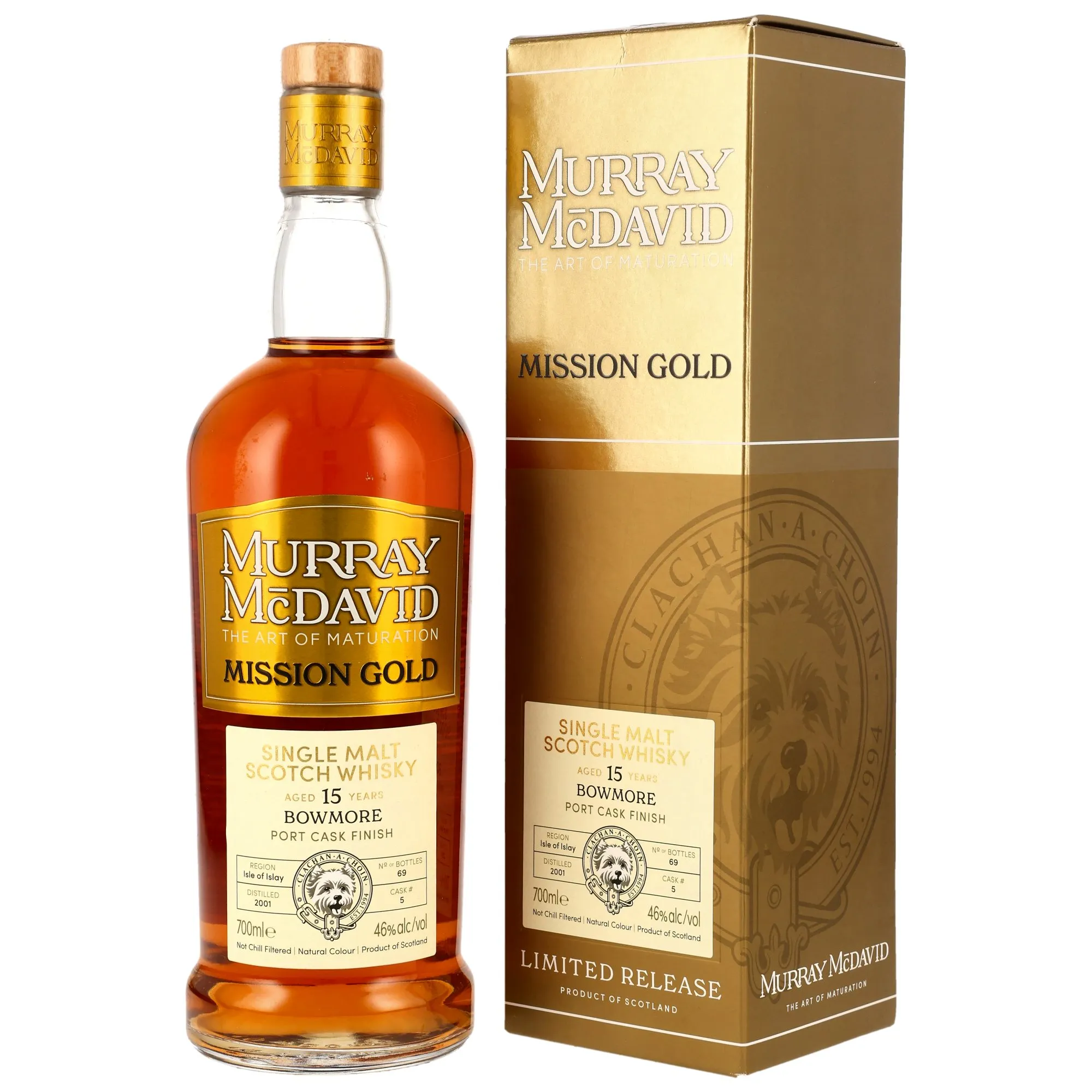 Bowmore 2001 - 15 Year Old - #5 - Murray McDavid