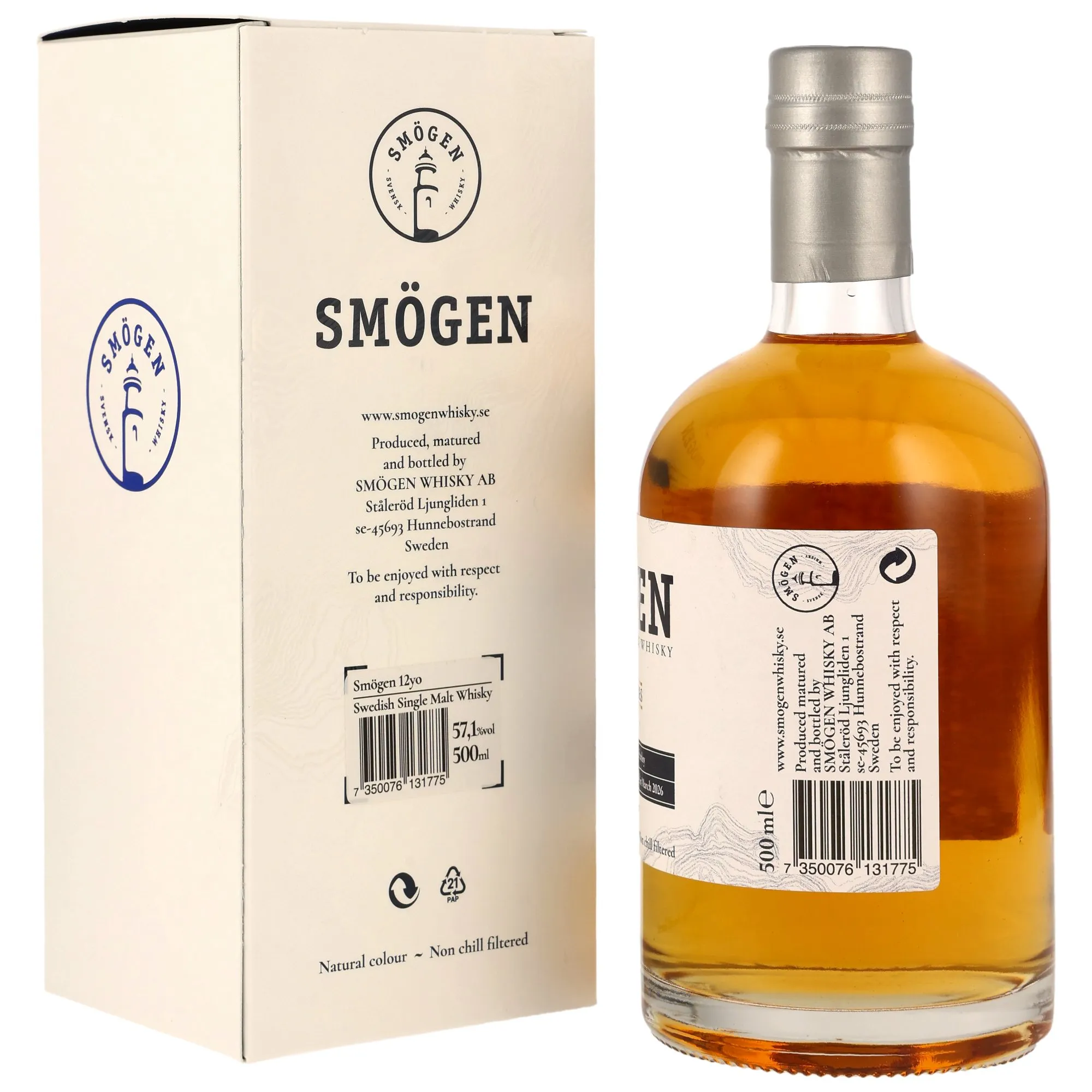 Smögen 2014/2026 - 12 Jahre - Swedish Single Malt - 1st Fill ex-Bourbon and Sherry Casks