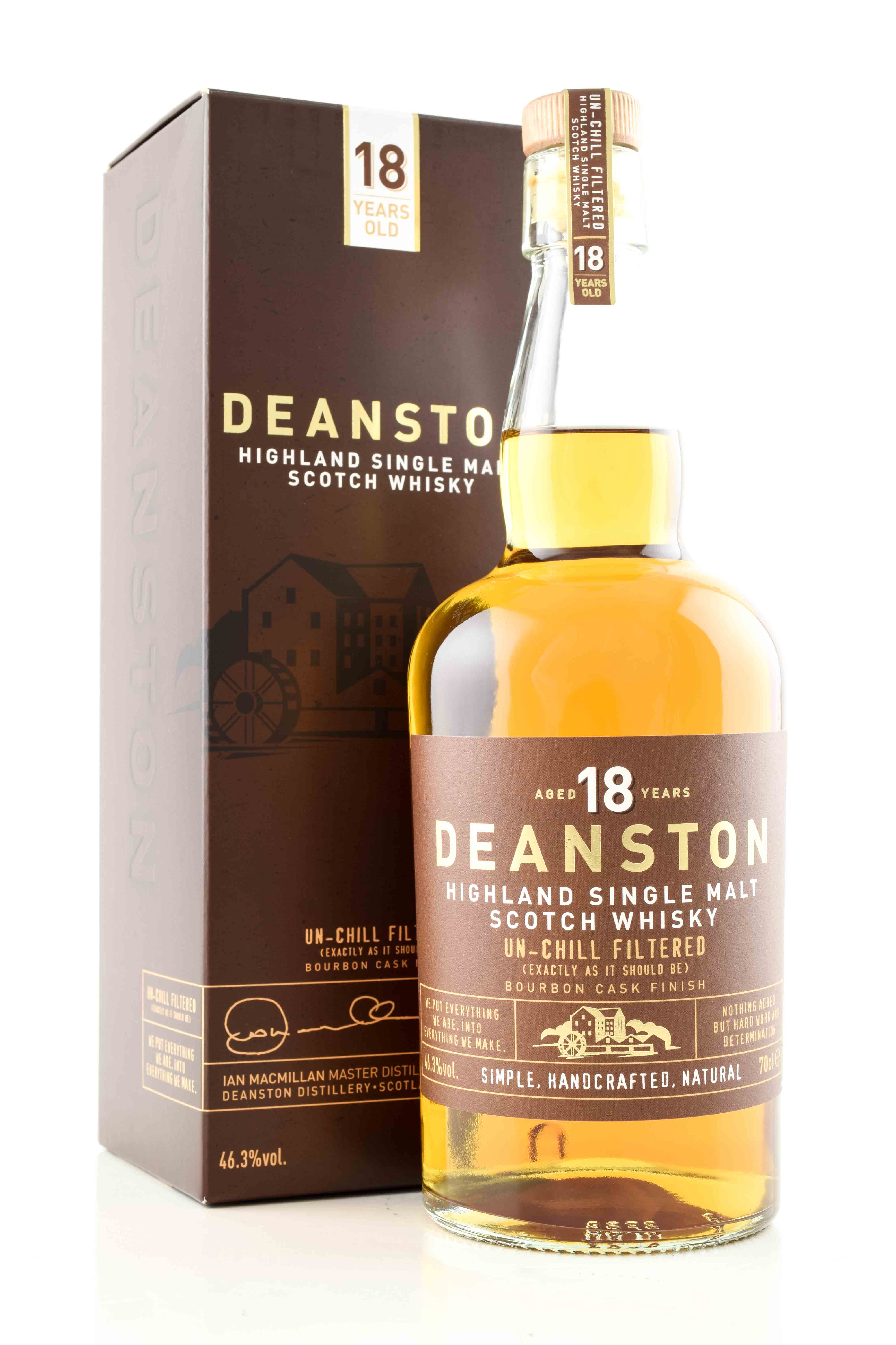 *Deanston 18 Jahre 46,3%vol. 0,7l - ohne Geschenkpackung