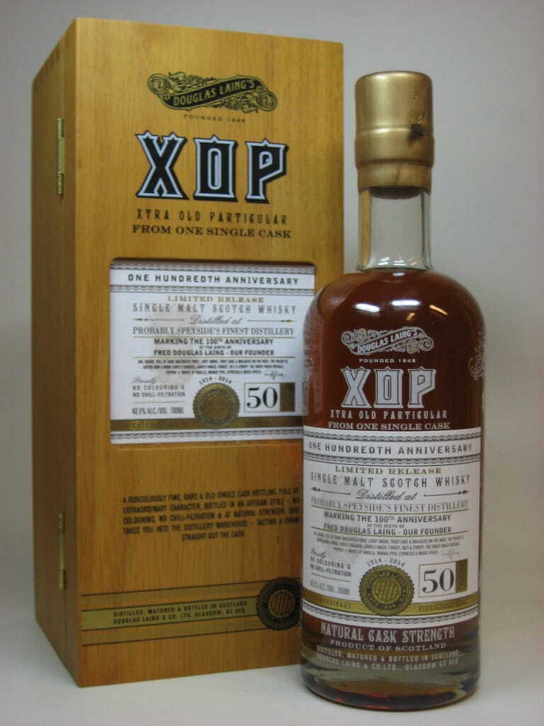 Probably Speyside's Finest Distillery 50 Jahre 1964/2014 Douglas Laing 100th Anniversary XOP 40,5%vo