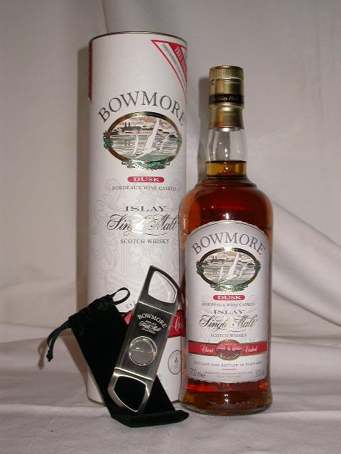 Bowmore Dusk Claret Bordeaux Finish 50%vol. 0,7l & Cigar-Cutter