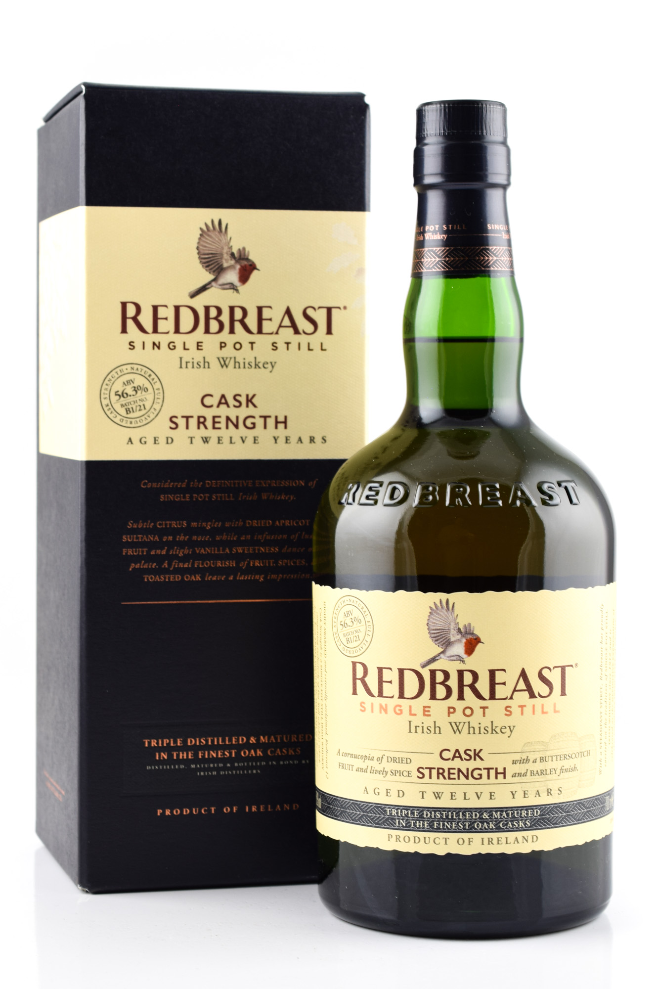Redbreast 12 year old Batch No. 2/21 56,3%vol. 0,7l Redbreast 12 year old Batch No. 2/21 56,3%vol. 0,7l