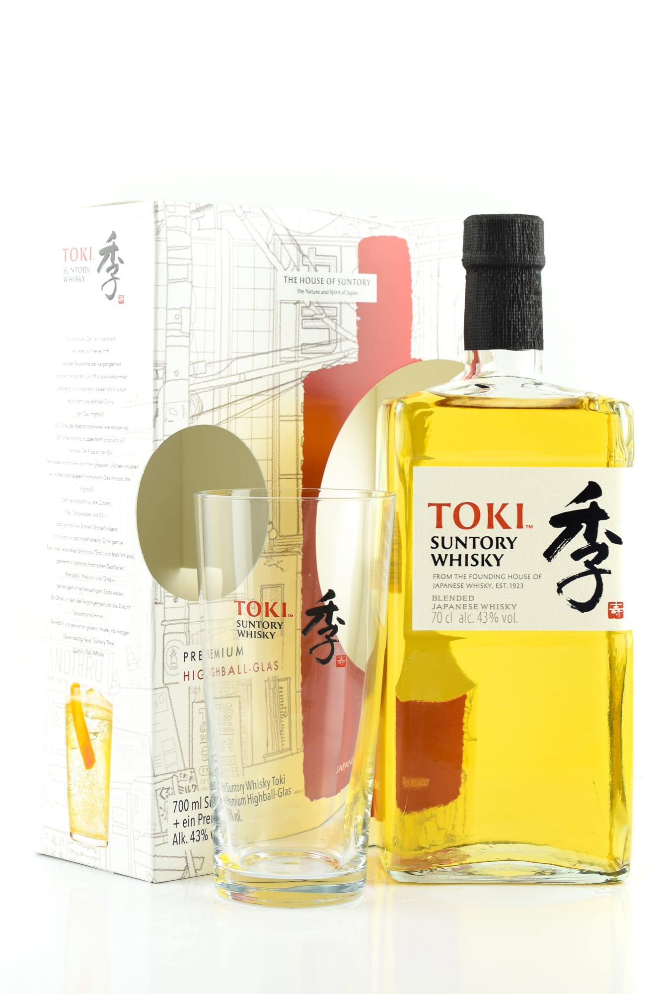 Suntory Toki mit Highball-Glas Suntory Toki mit Highball-Glas