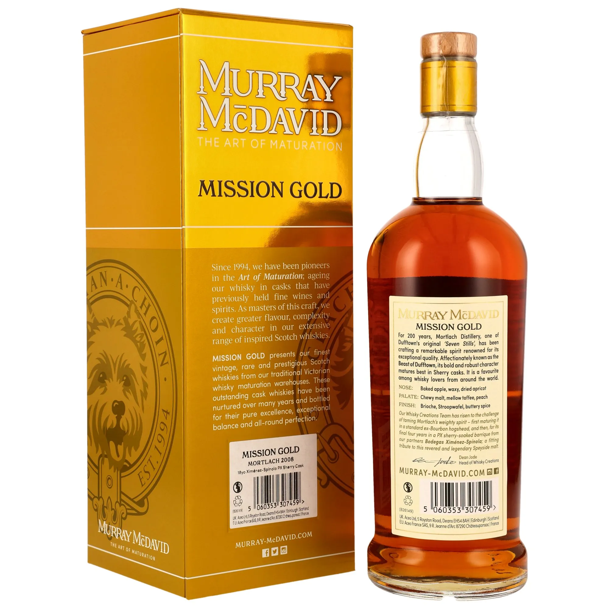 Mortlach 2008/2026 - 18 Jahre - PX Sherry Cask - Murray McDavid