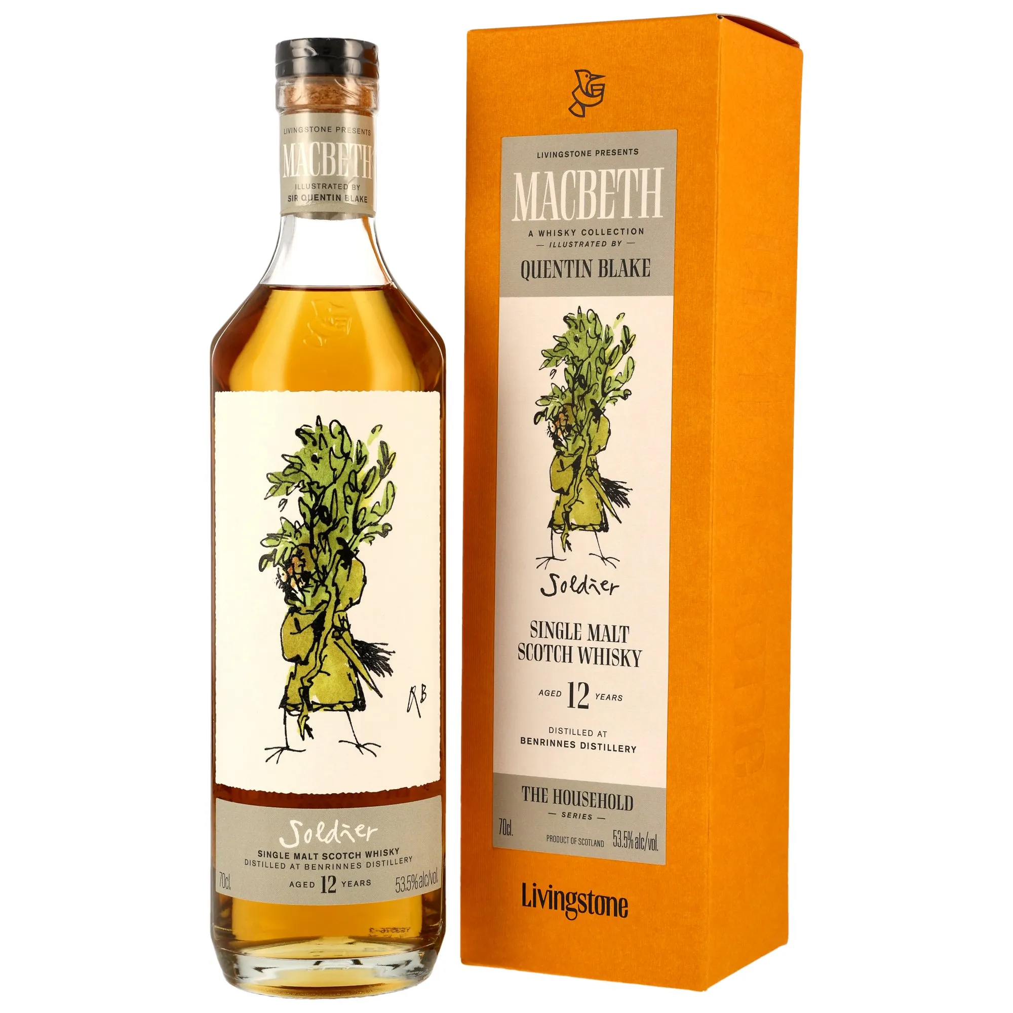 Benrinnes Soldier Macbeth Act Two 12 Year Old, Refill Sherry Cask, 2012, Elixir Distillers, 53.5%