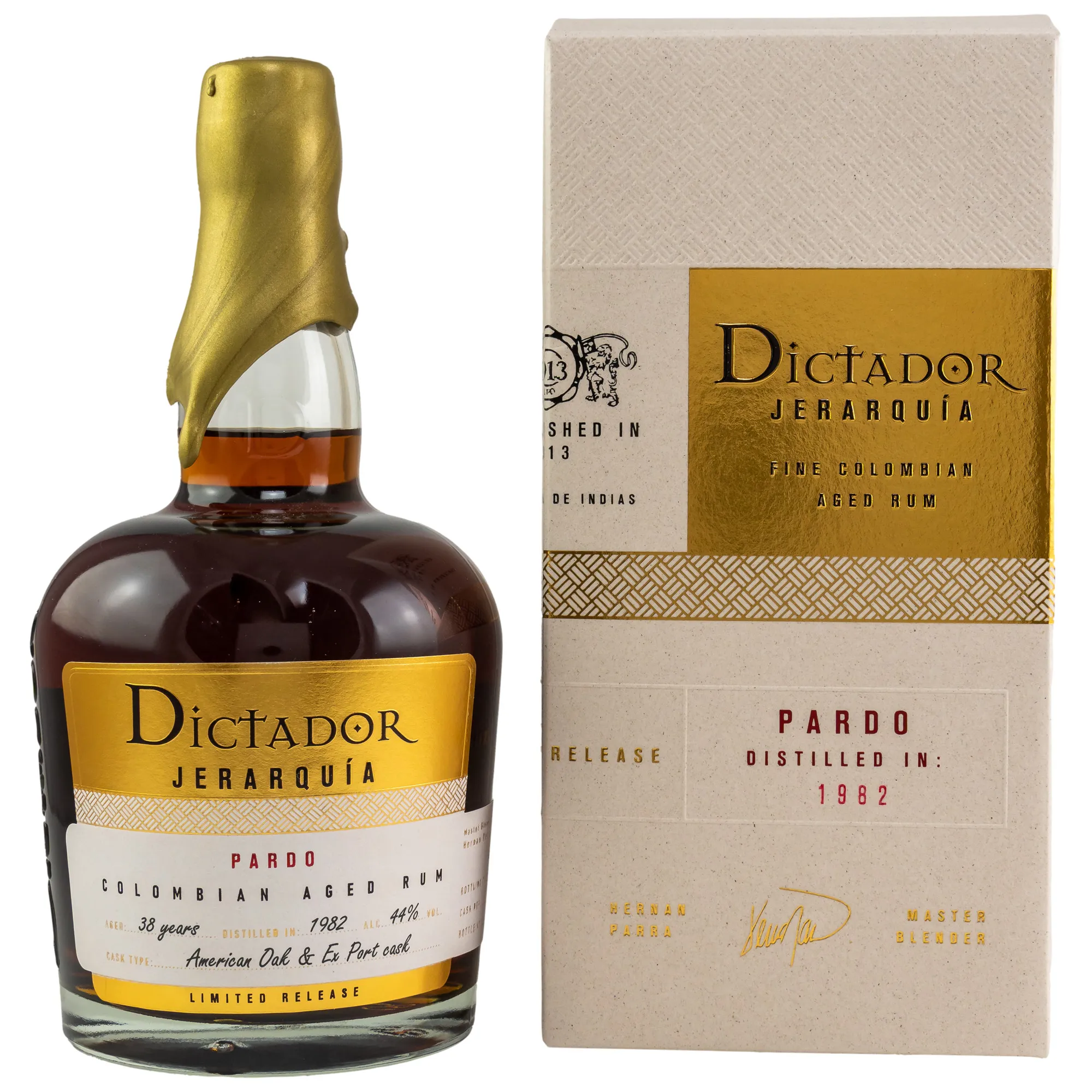 Dictador Jerarquia Pardo Sherry/Port Casks 1982/2020 - 38 Jahre