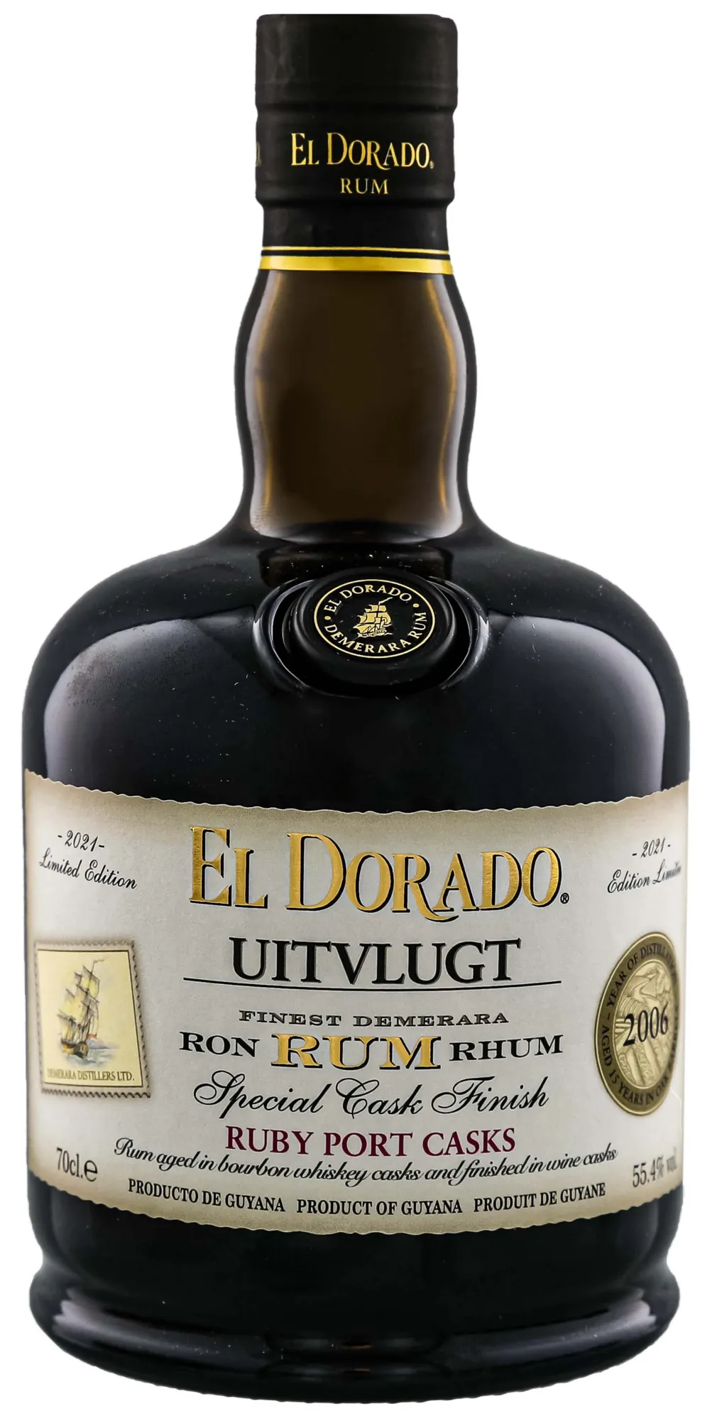 El Dorado Uitvlugt Special Cask Finish 2006/2021 Ruby Port Casks 0,7L 