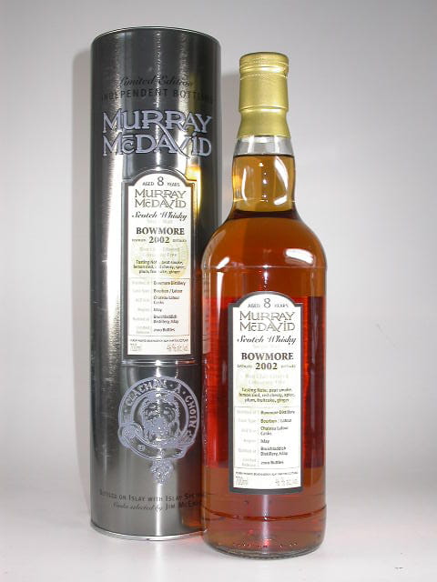 Bowmore 8 Year Old 2002 Bourbon / Latour Murray McDavid 46% vol. 0,7l