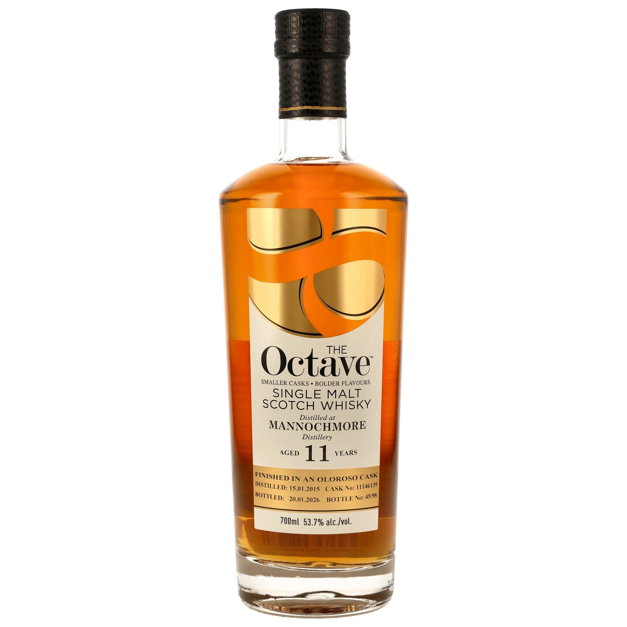 Mannochmore The Octave 11 Year Old, Oloroso Sherry Cask, Cask #11146139, 2015, Duncan Taylor, 53.7%