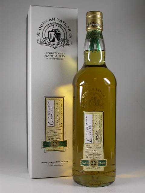 Linkwood 22 Jahre 1989/2011 Rare Auld Duncan Taylor 53,4%vol. 0,7l