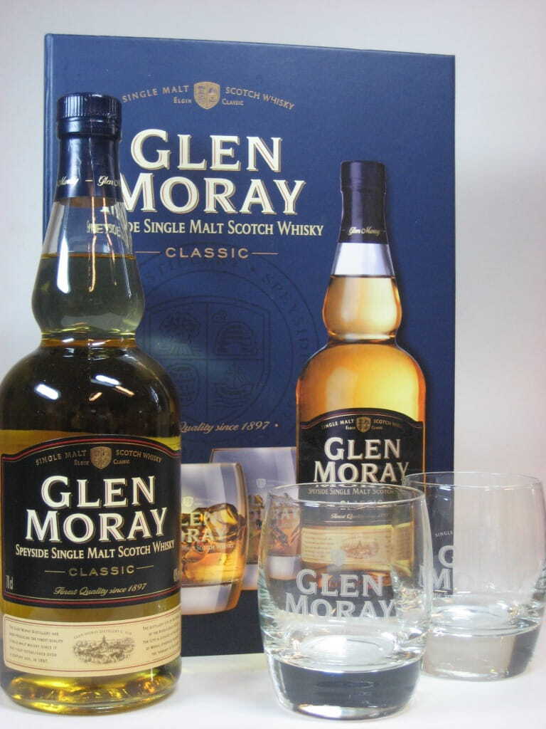 Glen Moray Classic 40%vol. 0,7l - mit 2 Gläsern