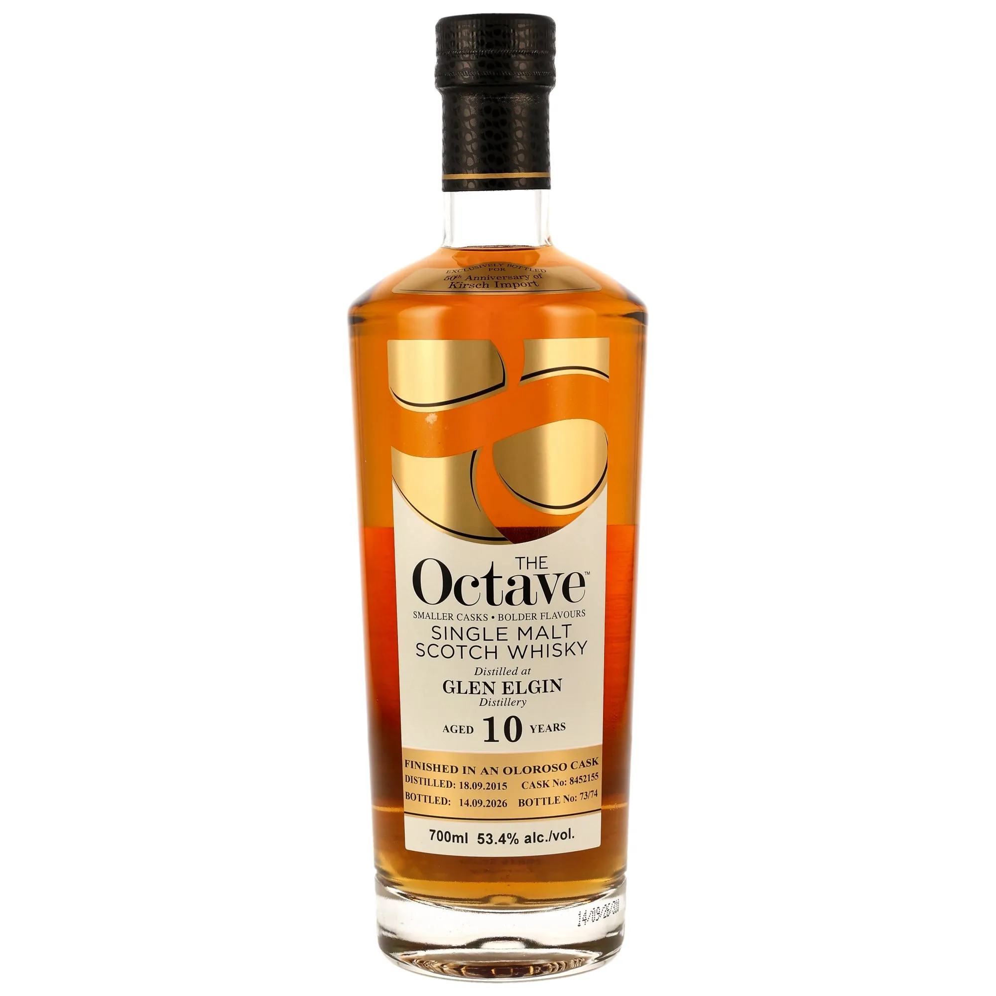 Glen Elgin 2015/2026 - 10 Year Old - Oloroso Cask #8452155 - The Octave - 50th Anniversary Kirsch Import