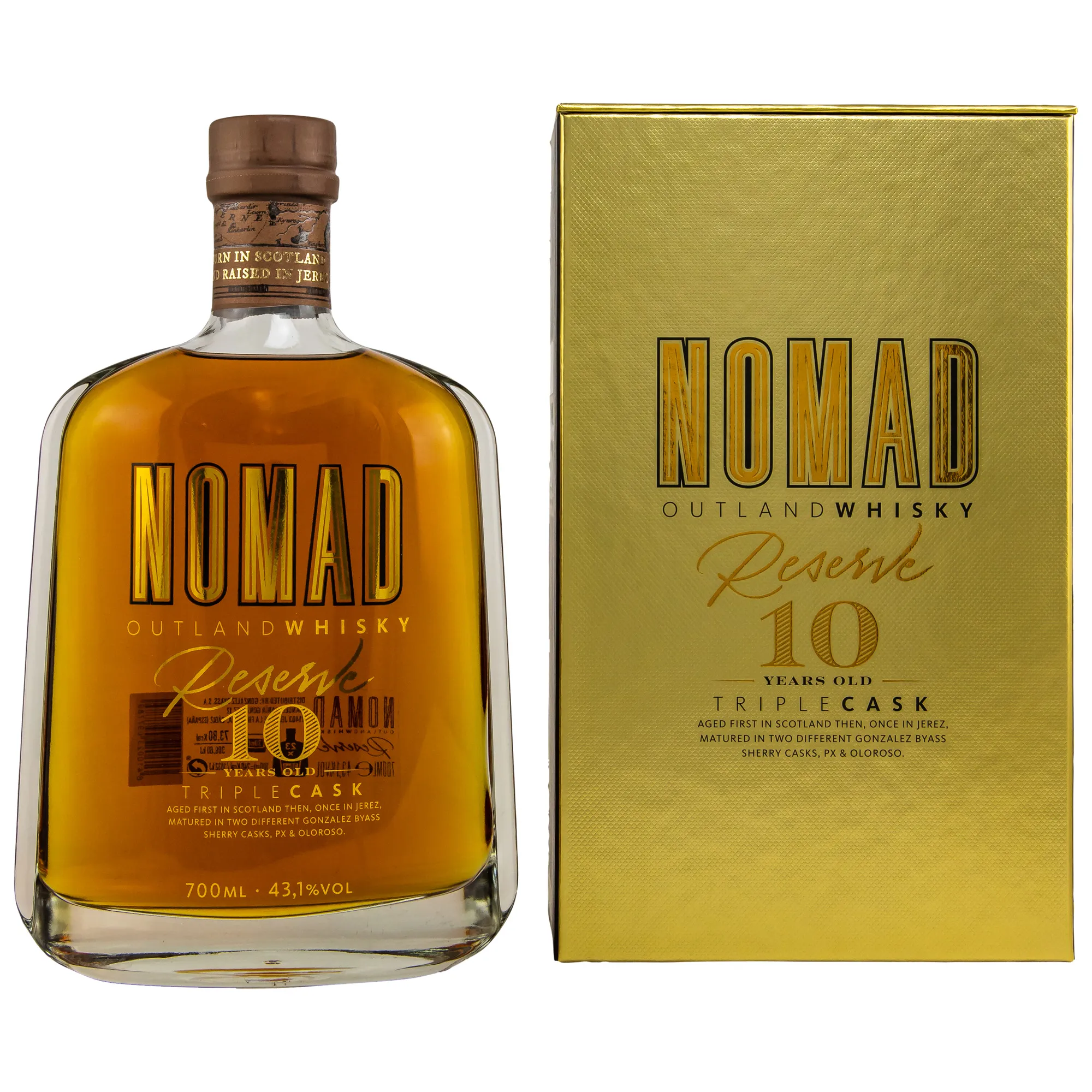 Nomad Outland Reserve 10 Year Old, Sherry Cask, 43.1%