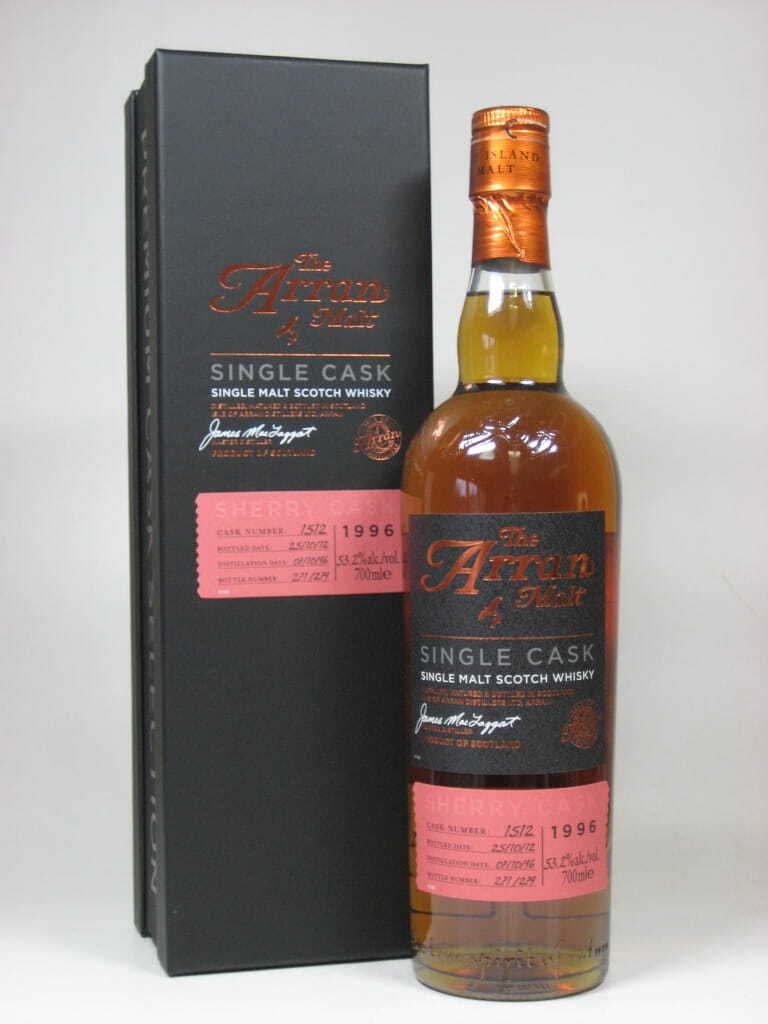 Arran 1996/2012 Sherry Single Cask # 1512 53.2% vol. 0,7l