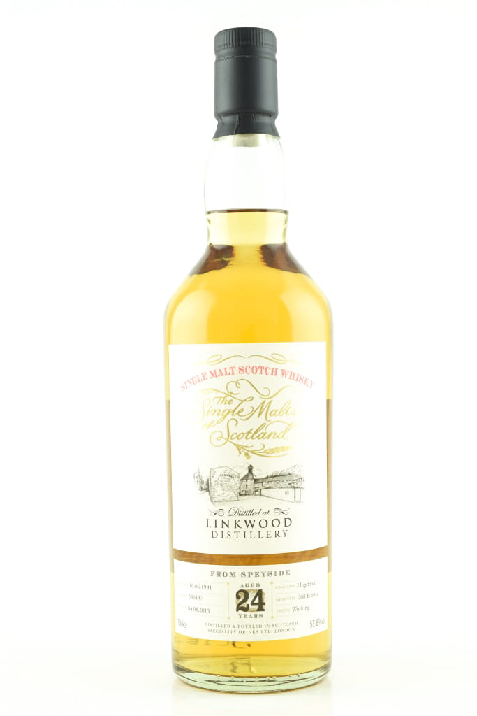 Linkwood 24 Jahre 1991/2015 "The Single Malts of Scotland" 53,8%vol. 0,7l