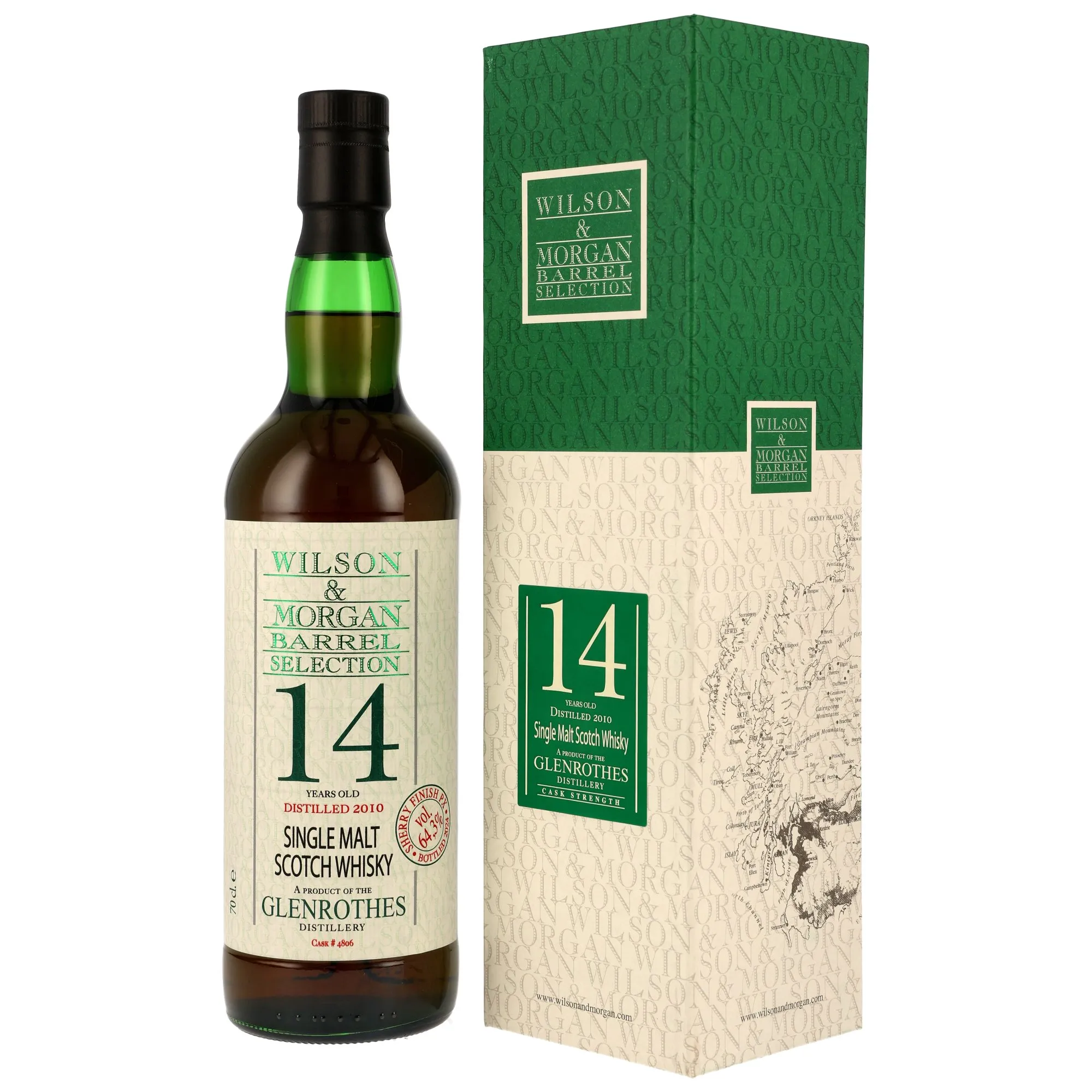 Glenrothes 2010/2024 - 14 Jahre - 1st Fill PX Sherry Finish #4806 - Wilson & Morgan