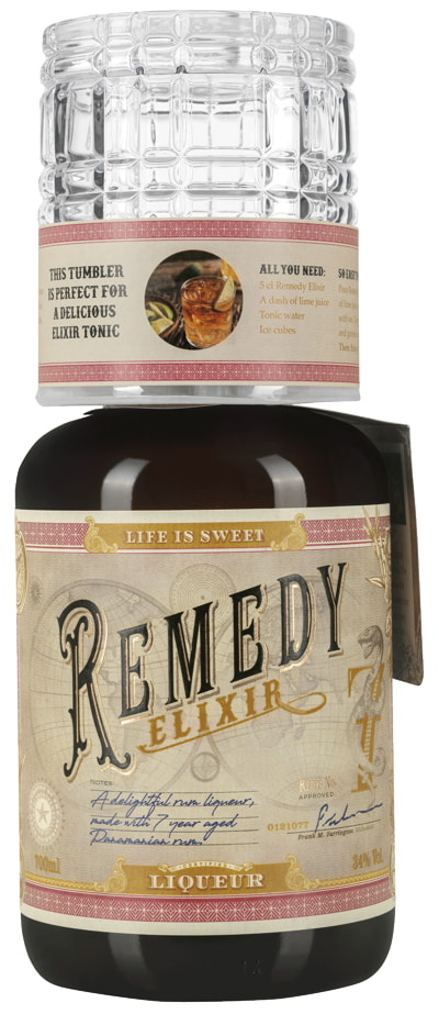 Remedy Elixir mit Glas
