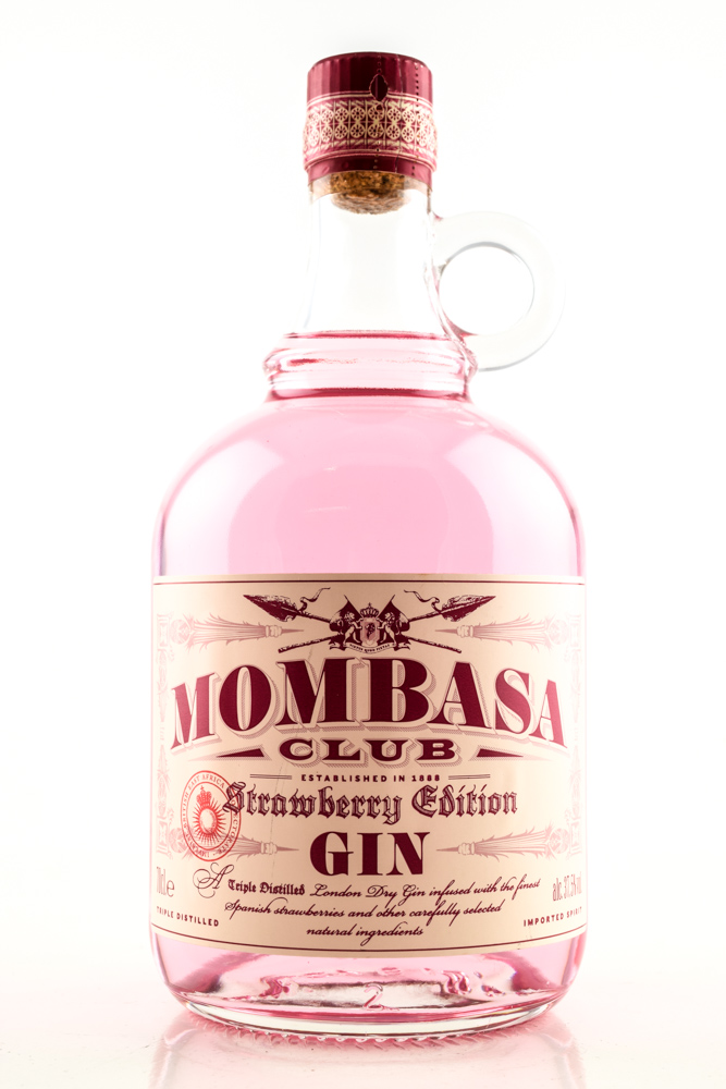 Mombasa Club Strawberry Edition Gin 37,5%. 0,7l