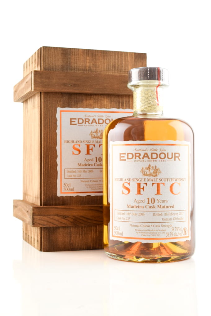 Edradour 10 Year Old 2006/2017 SFTC Madeira Cask Matured # 225 58.7% vol. 0.5l