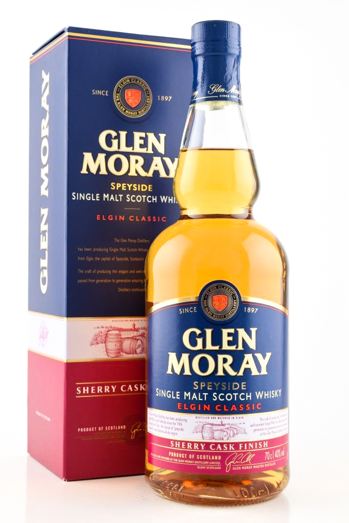 *Glen Moray Sherry Cask Finish 40%vol. 0,7l - ohne Geschenkpackung