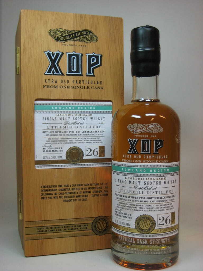 Littlemill 26 Jahre 1988/2014 Refill Hogshead Douglas Laing XOP 55,7%vol. 0,7l