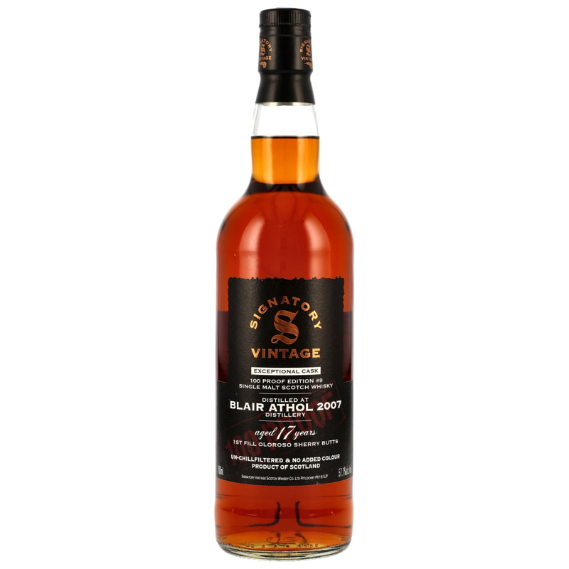 Blair Athol 17 Jahre Exceptional Cask 100 Proof Edition #9 Signatory Vintage