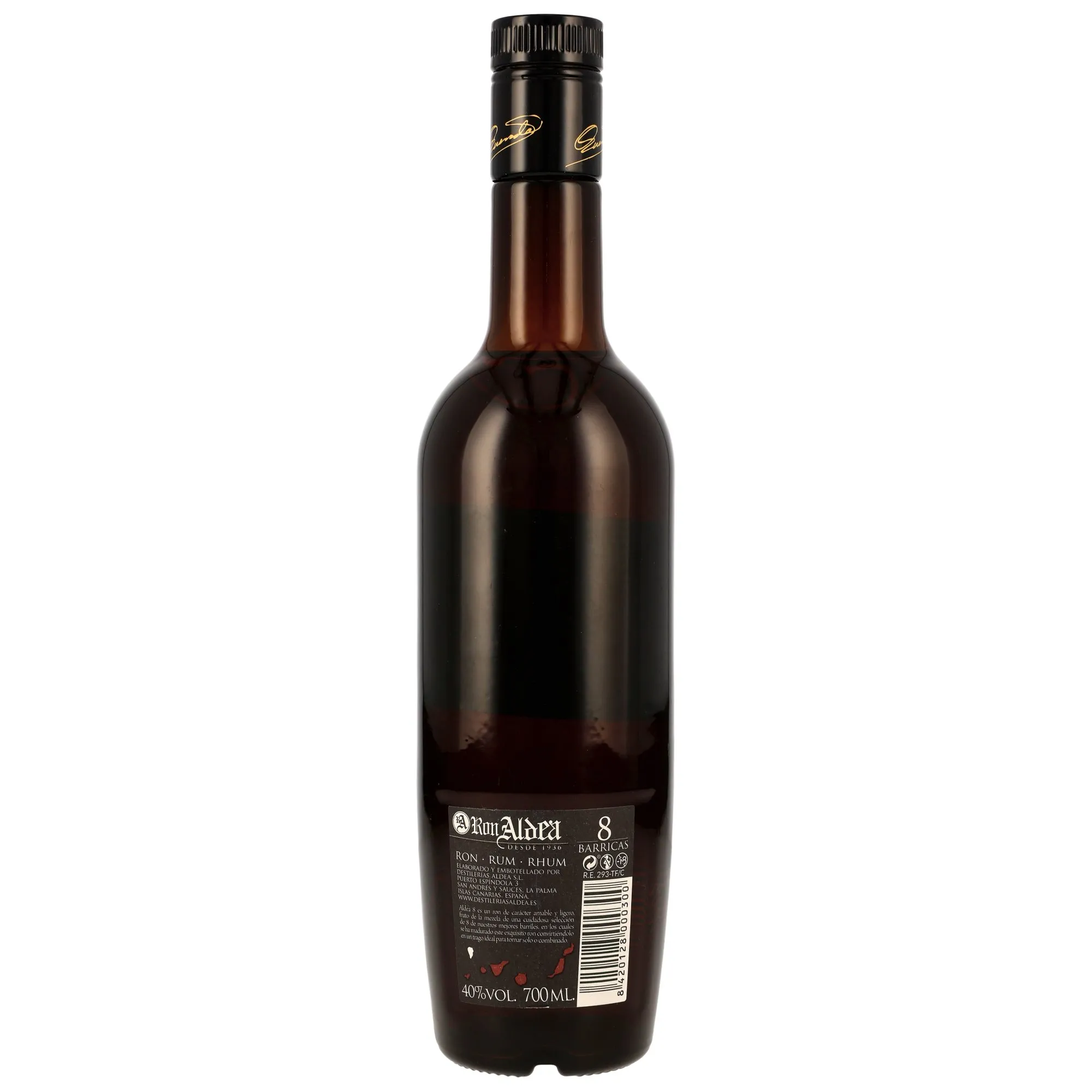 Ron Aldea Dark Rum 8 Barricas