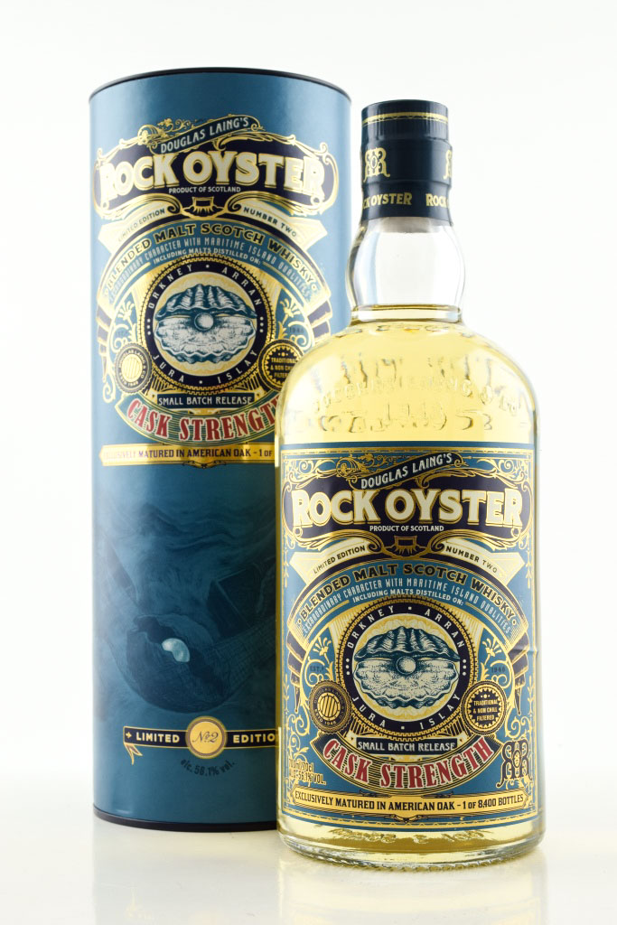 Rock Oyster Cask Strength No. 2 Douglas Laing 56.1% vol. 0,7l Rock Oyster Cask Strength No. 2 Douglas Laing 56.1% vol. 0,7l