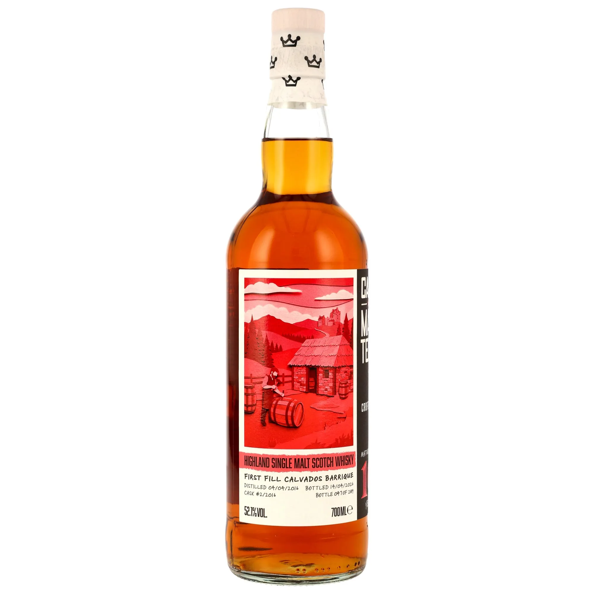 Croftengea 2016/2026 - 10 Jahre - 1st Fill Calvados Barrique k #2/2016 - Cask Masters - Brave New Spirits