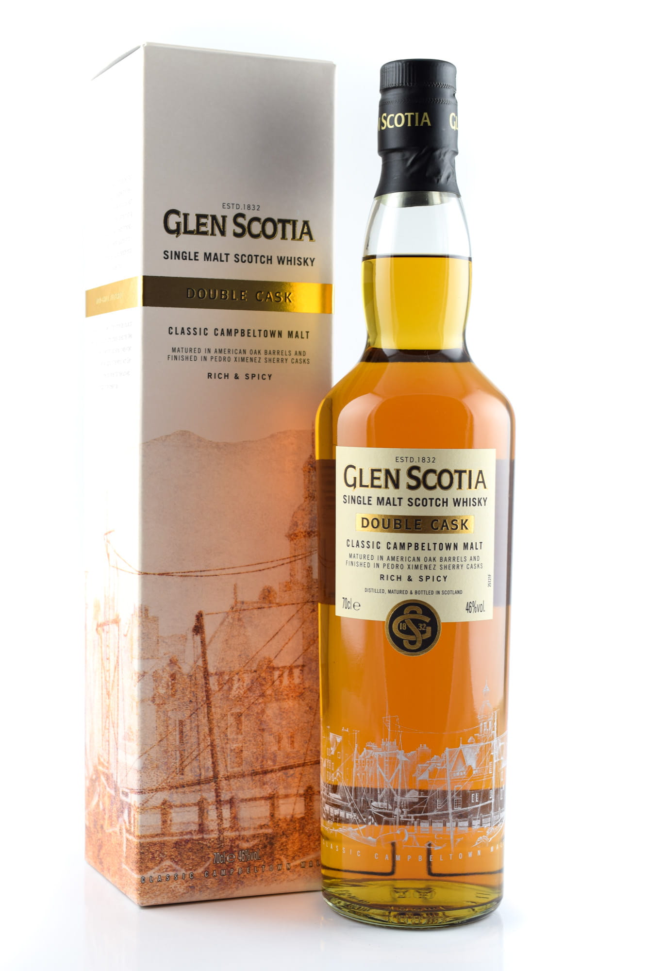 Glen Scotia Double Cask 46%vol. 0,7l - old Design Glen Scotia Double Cask 46%vol. 0,7l - old Design