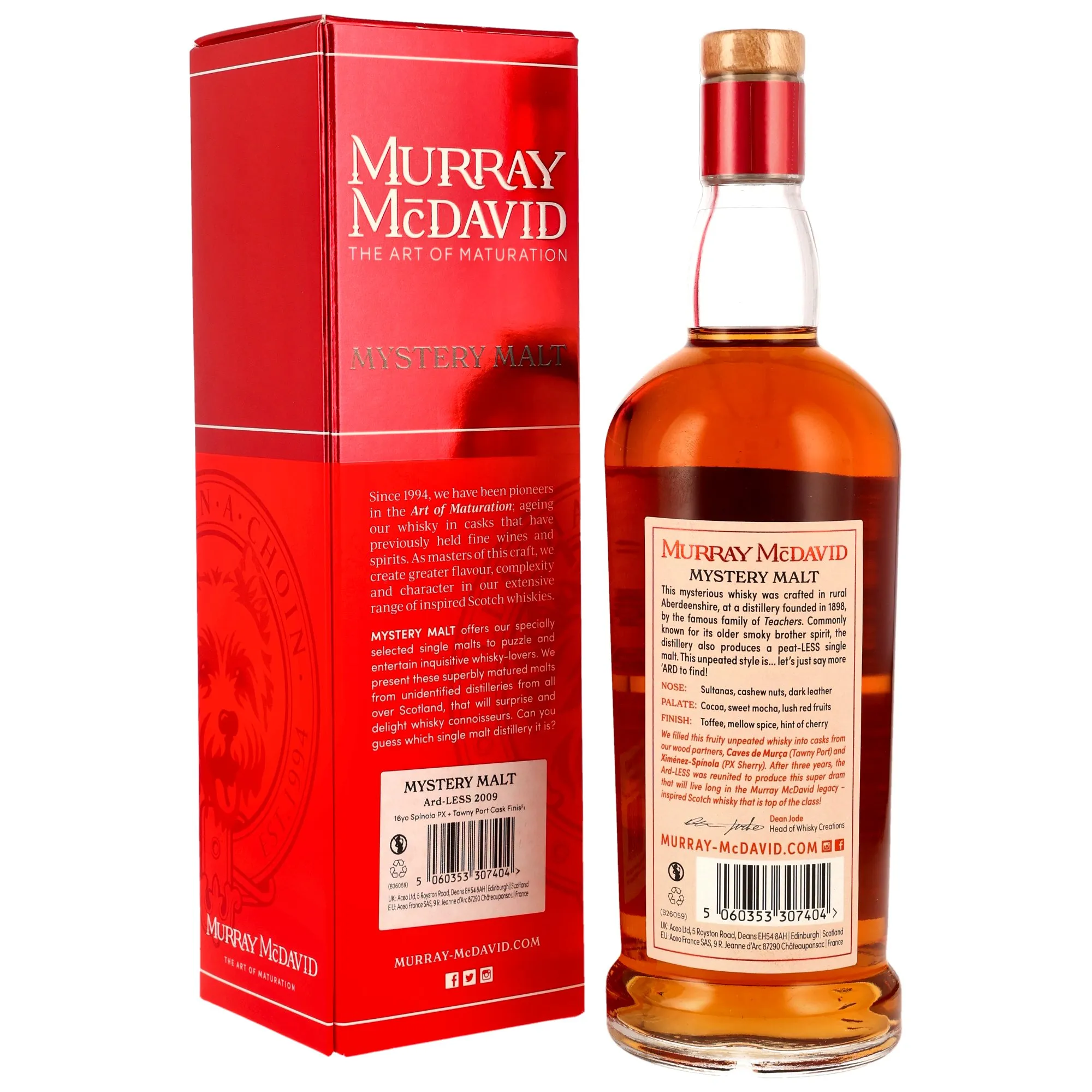 Ard-LESS 2009/2026 - 16 Jahre - PX + Tawny Port - Murray McDavid