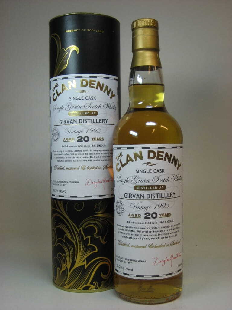 Girvan 20 Jahre Vintage 1993 Clan Denny 56,7%vol. 0,7l