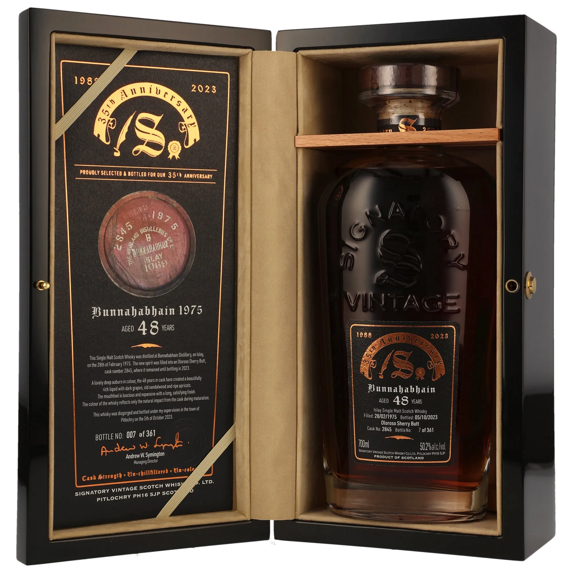 Bunnahabhain 1975/2023 - 48 Jahre #2845 - 35th Anniversary - Sig RR