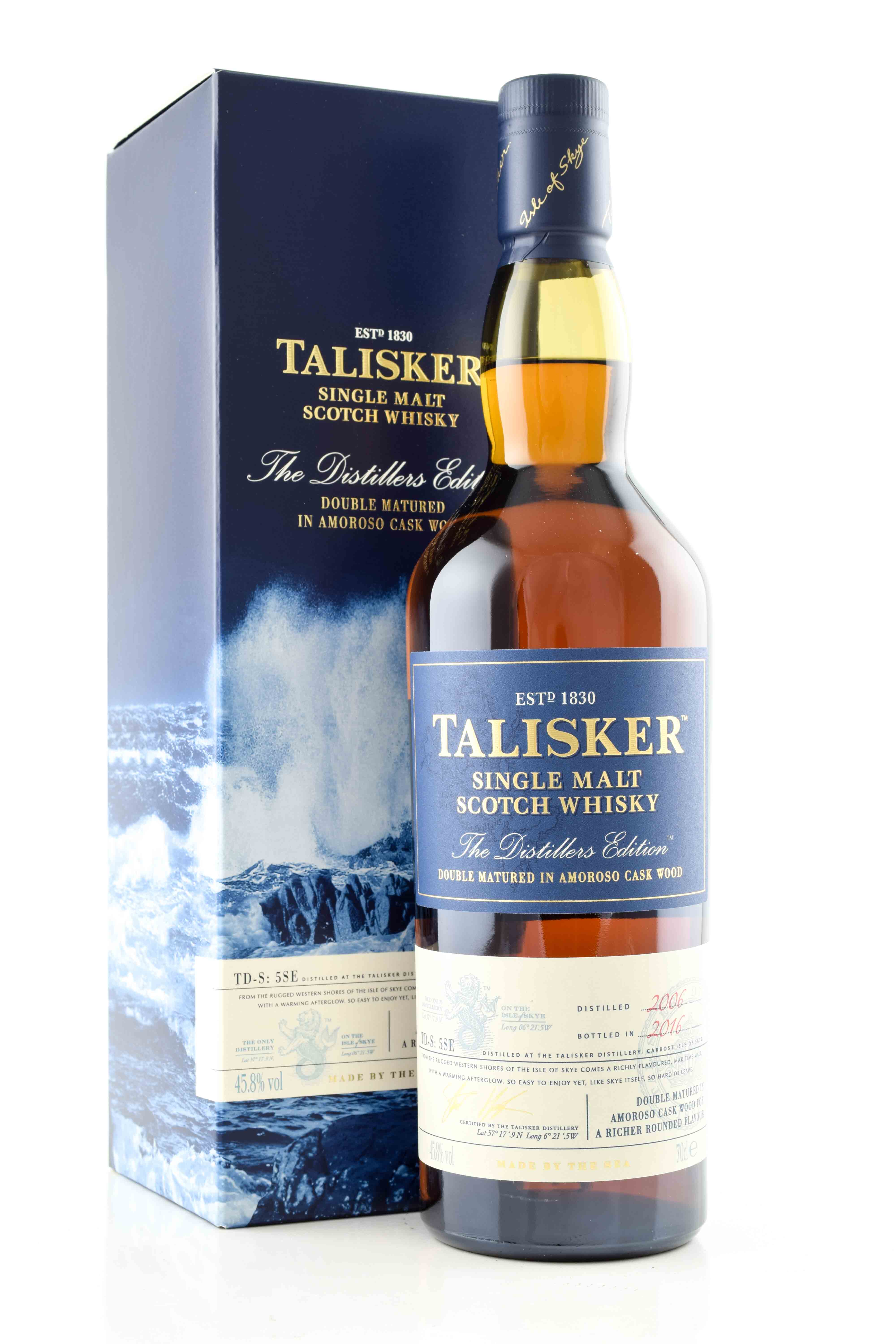 Talisker Distillers Edition 2006/2016 45.8% vol. 0,7l Talisker Distillers Edition 2006/2016 45.8% vol. 0,7l