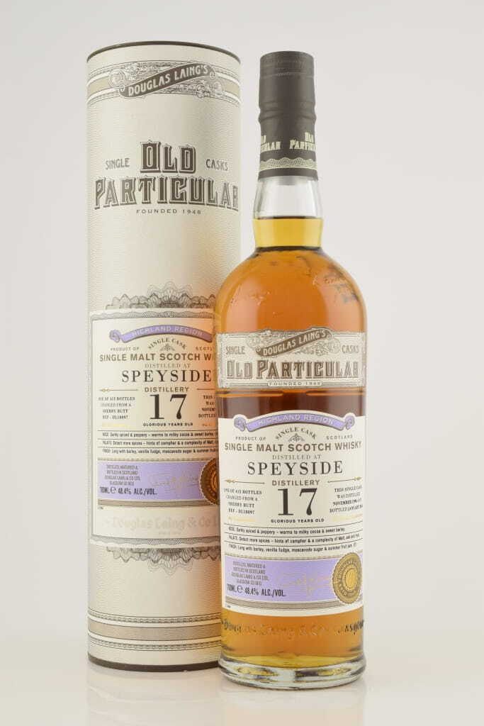 Speyside 17 Jahre Sherry Butt 1996/2014 Douglas Laing "Old Particular" 48,4%vol. 0,7l