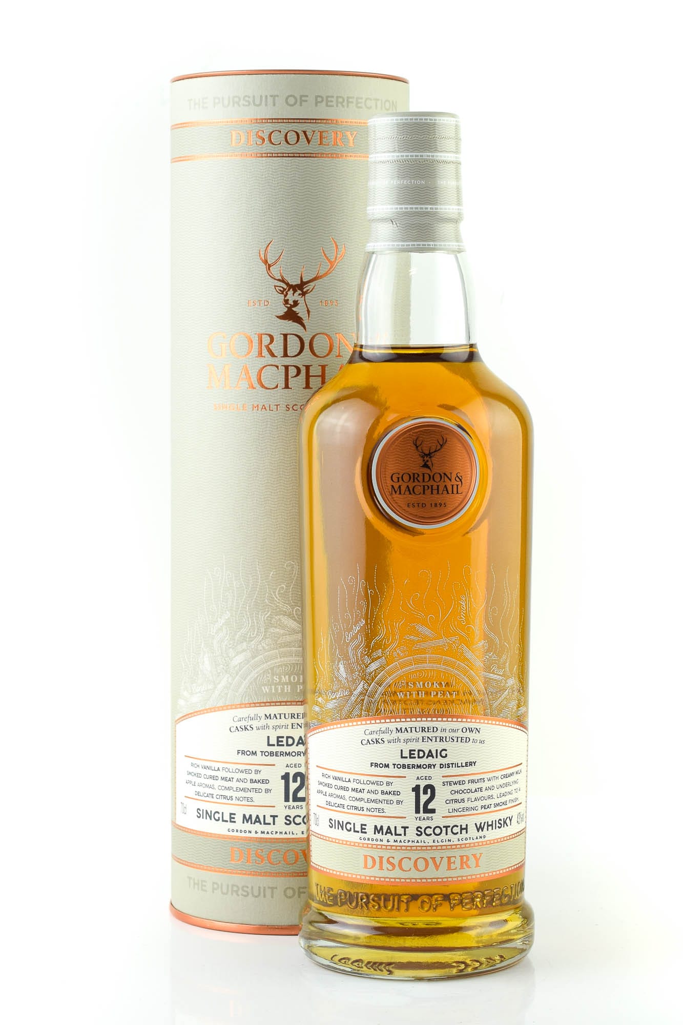 Ledaig 12 Jahre "Smoky with Peat" Gordon & MacPhail Discovery