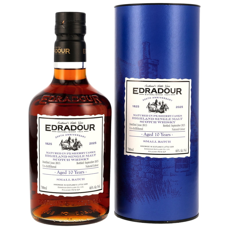Edradour 10 year old Matured in PX Sherry Casks - 200th Anniversary