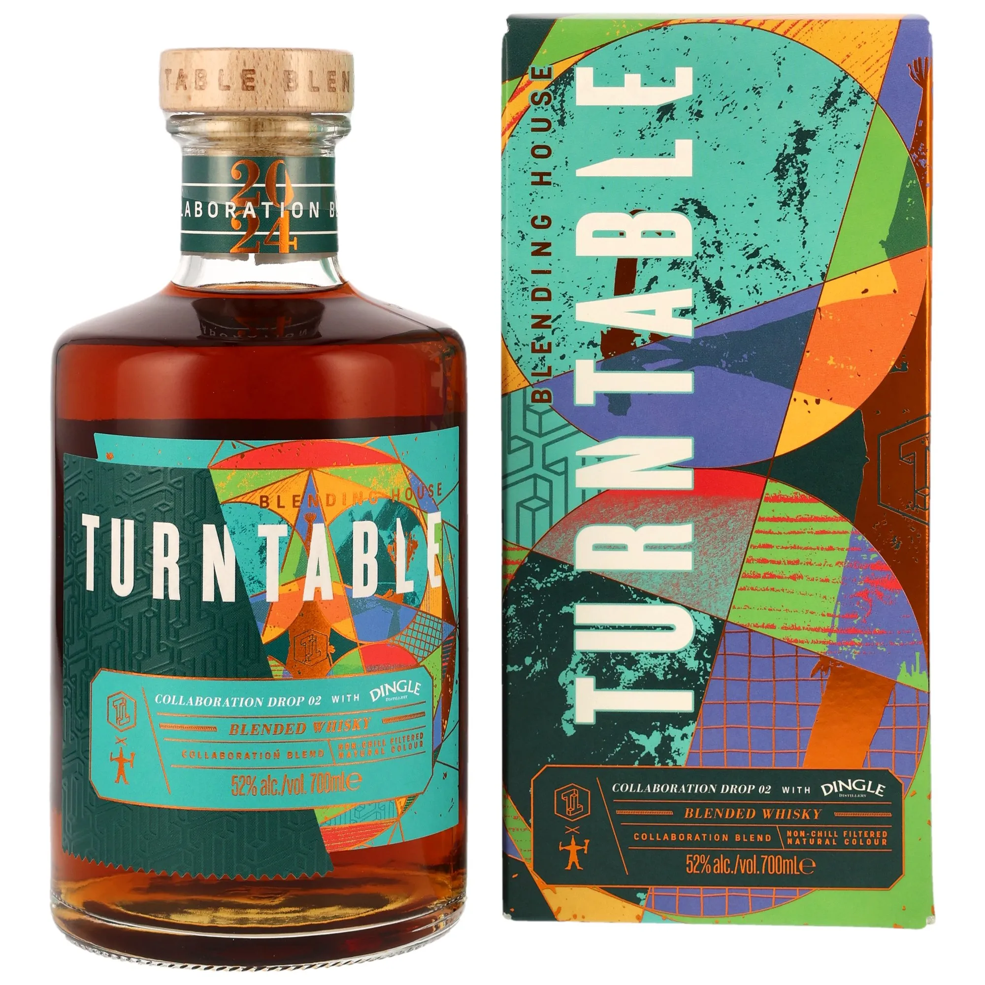 Turntable X Dingle Collaboration Drop 02, Oloroso, PX, Rye & Bourbon Cask, Turntable Blending House, 52%