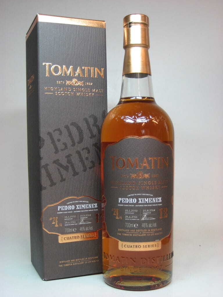 Tomatin Cuatro Series #4 Pedro Ximenez 46%vol. 0,7l