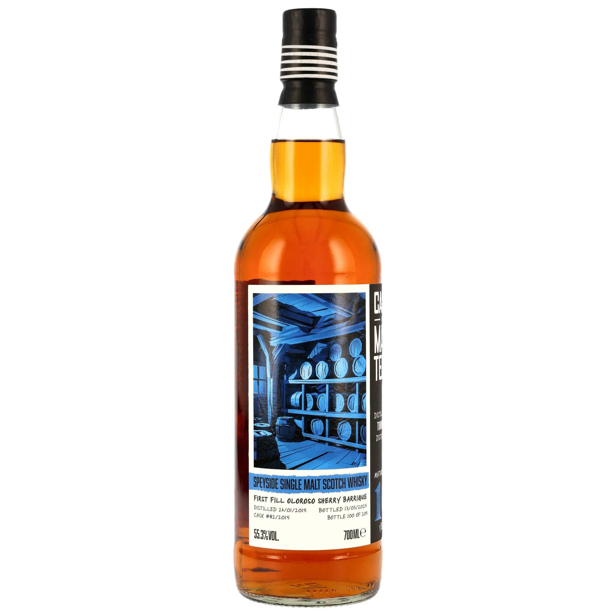 Tomintoul 2015/2025 - 10 Jahre - 1st Fill Oloroso Sherry Cask #82/2015 - Cask Masters - Brave New Spirits