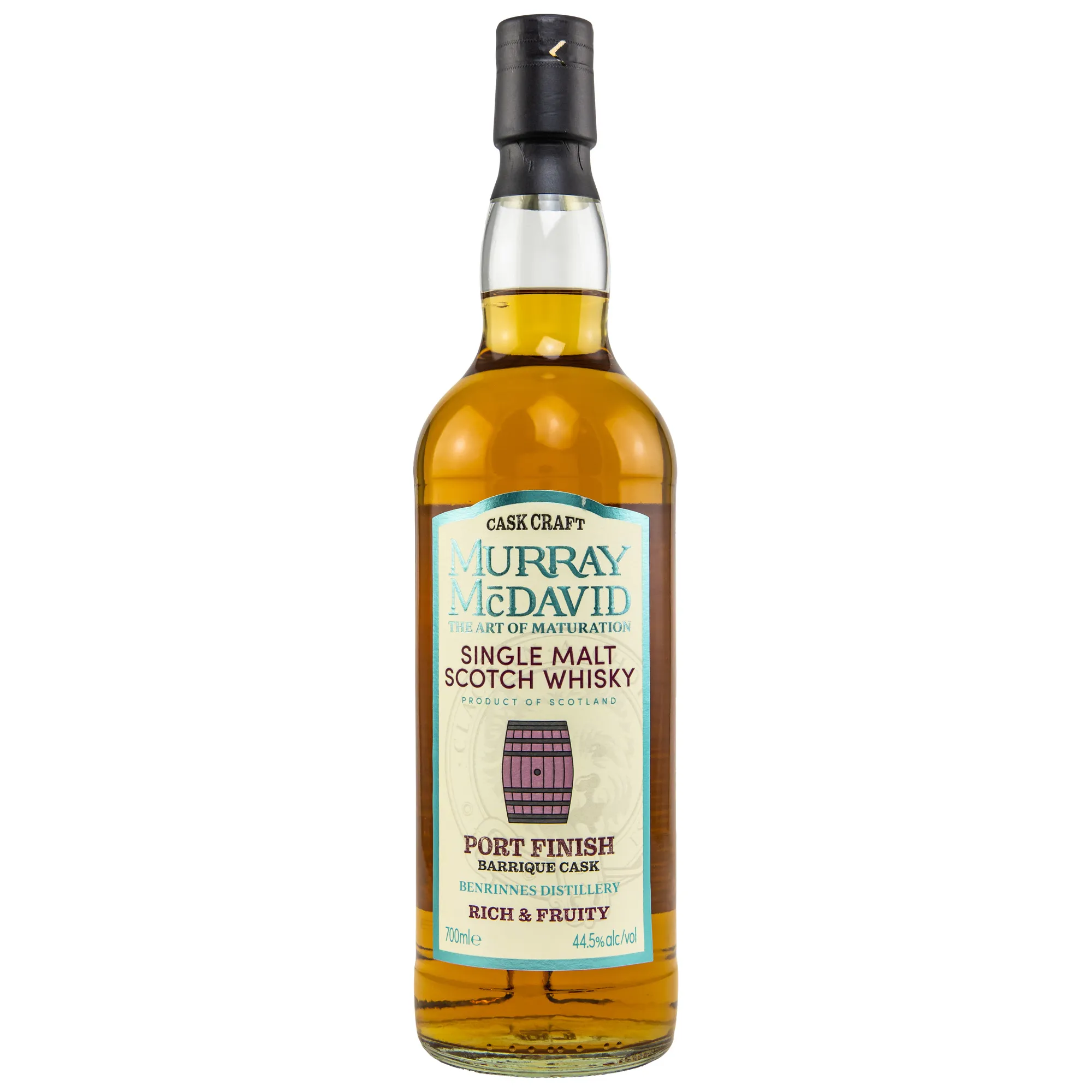 Benrinnes Port Cask Finish, Port Cask, Batch No. PORT-02, Murray McDavid, 44.5%
