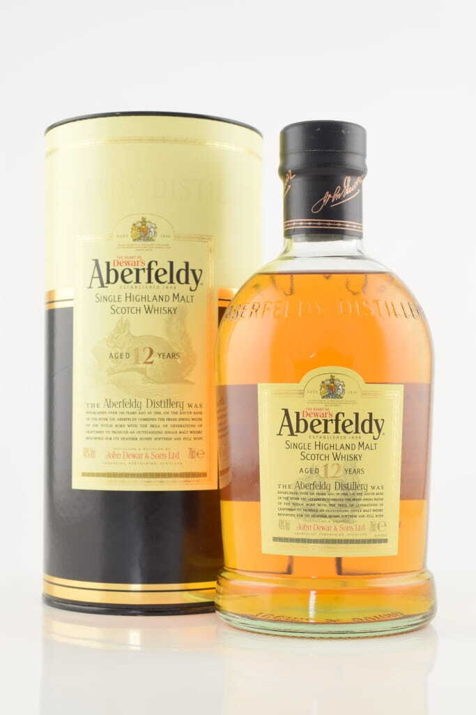 Aberfeldy 12 Jahre 40%vol. 0,7l - alte Ausstattung