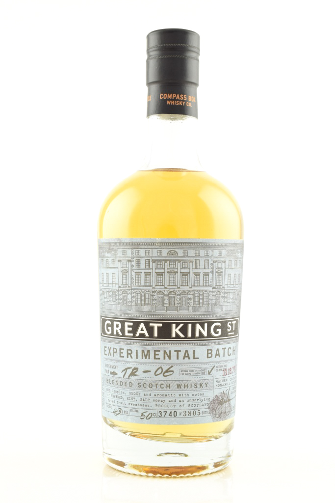 Great King Street - Experimental Batch #TR-06 Peaty-Blend Compass Box 43%vol. 0,5l