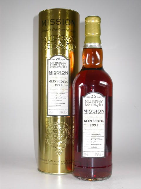 Glen Scotia 20 Year Old in 1991 Bourbon / Vosnee Romanee Murray McDavid Gold Series 57.6% vol. 0,7l