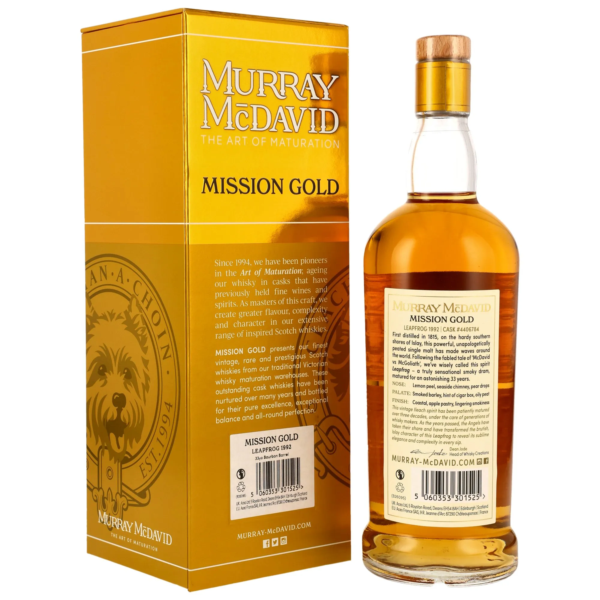 Leapfrog 1992/2026 - 33 Jahre - Bourbon Barrel #4406784 - Murray McDavid