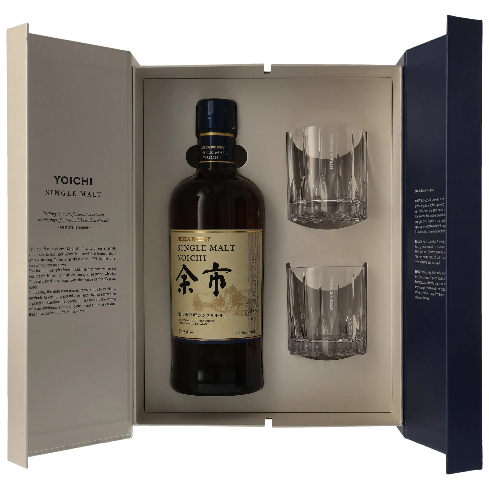 Nikka Yoichi Single Malt mit Riedel Glas GP