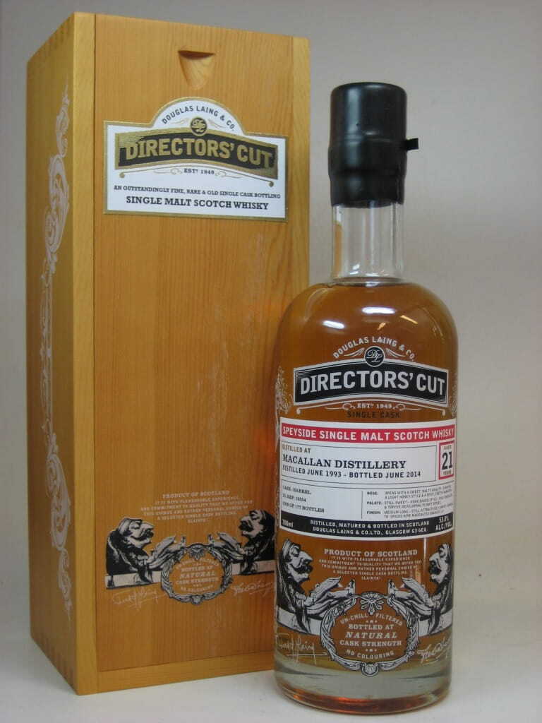 Macallan 21 Year Old 1993/2014 Douglas Laing Director's Cut 53.8% vol. 0,7l