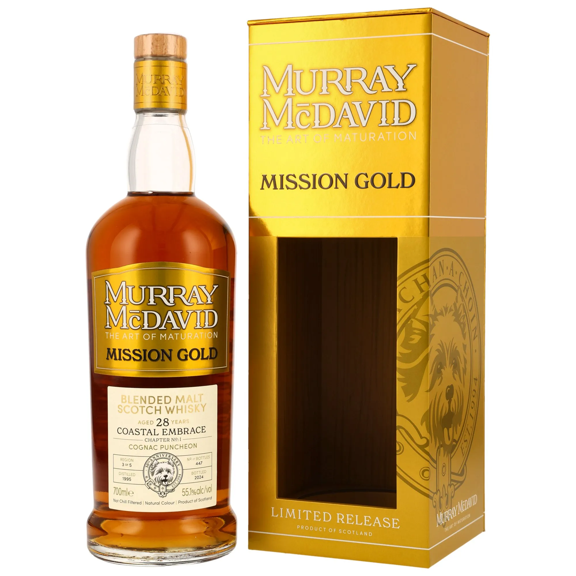 Coastal Embrace 1995/2024 - 28 Year Old - Cognac Puncheon #1900117 - Murray McDavid