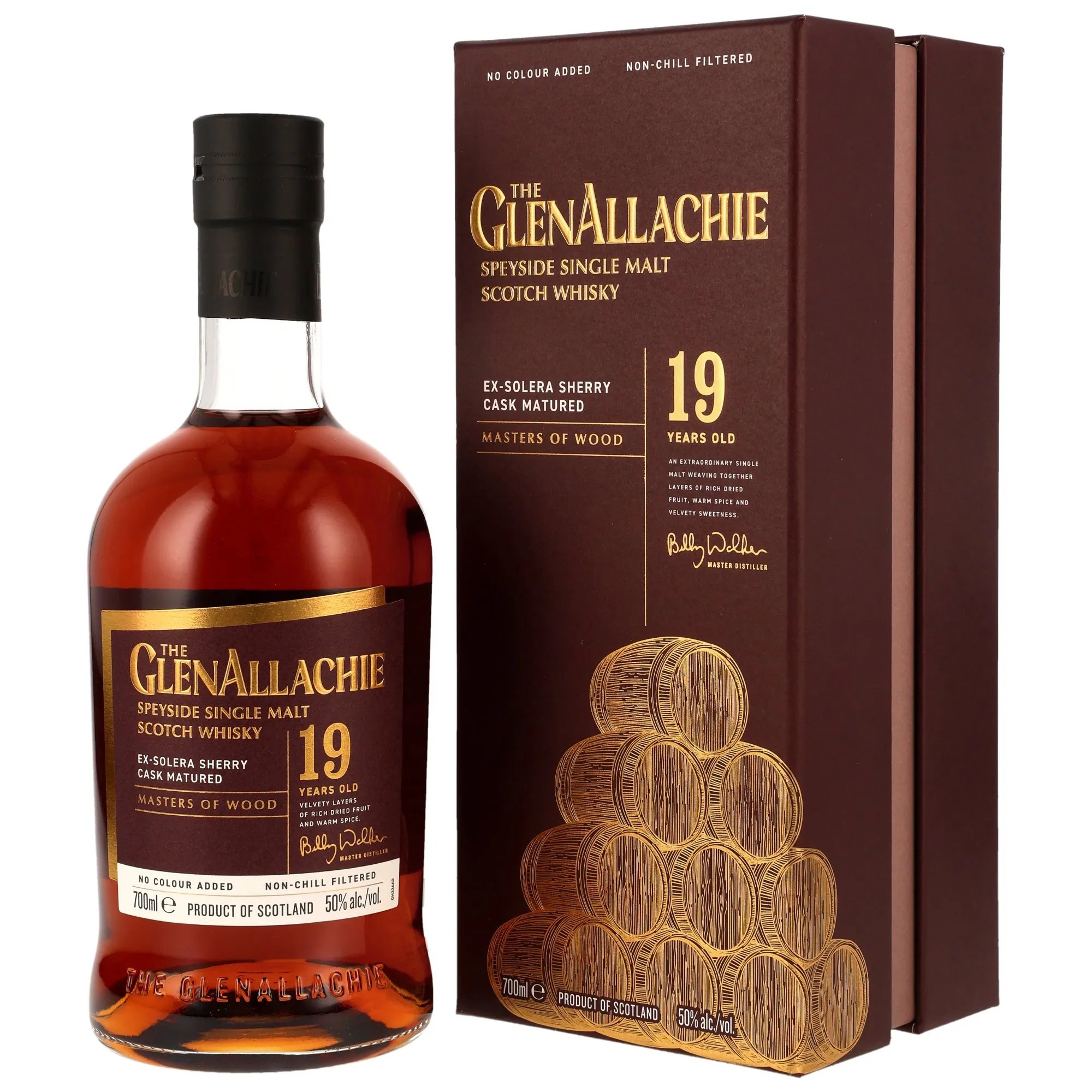 GlenAllachie 19 Jahre Ex-Solera Sherry Cask - Masters of Wood