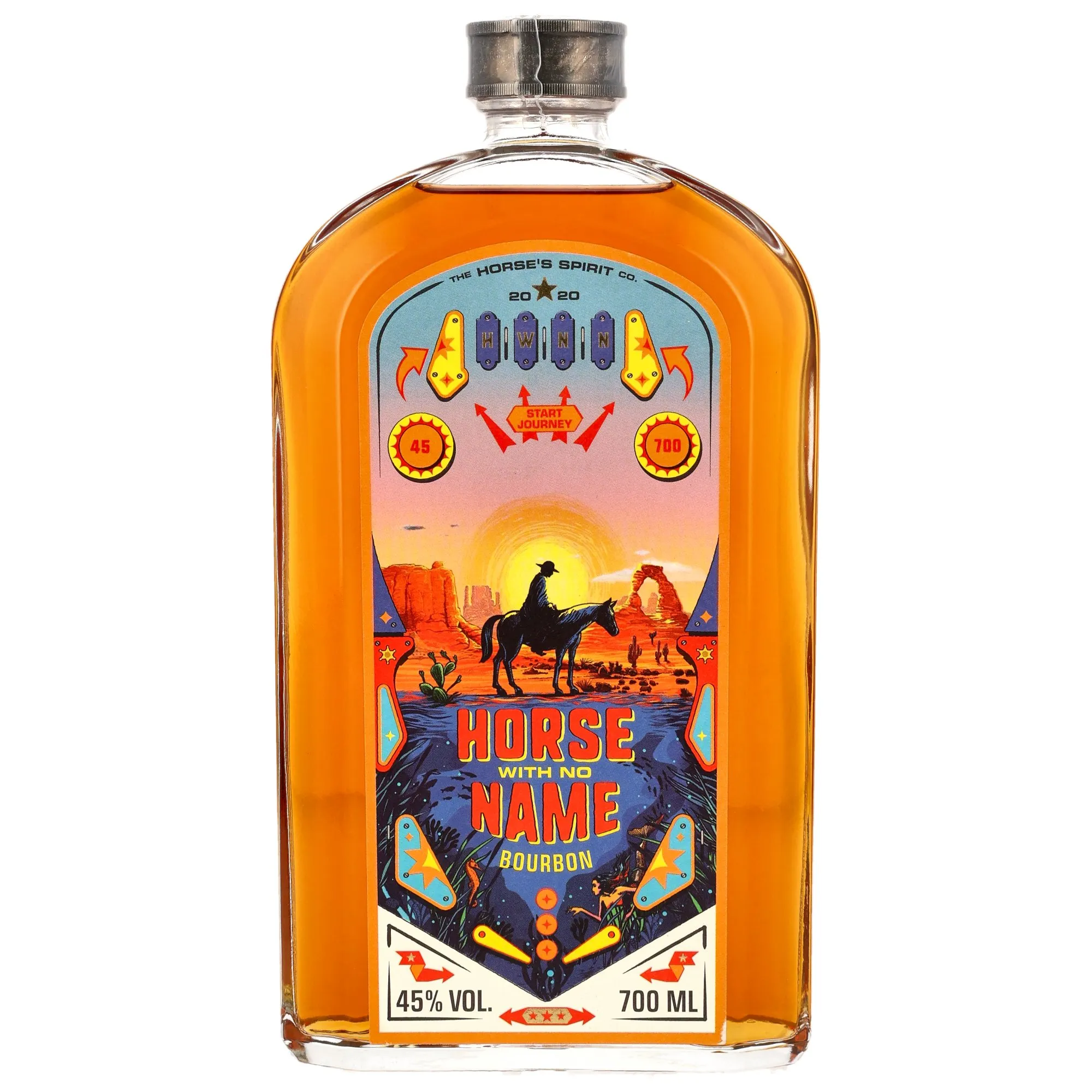 Horse with No Name Bourbon Whiskey, New Charred American Oak Cask, Batch No. 2025001, 45%
